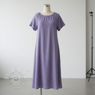 Double gauze/musselin lavender ORGANIC