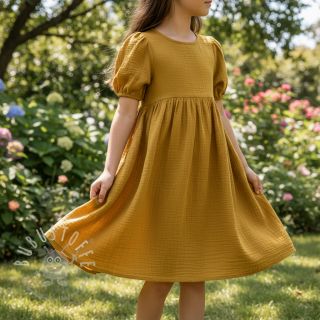 Double gauze/musselin gold ORGANIC