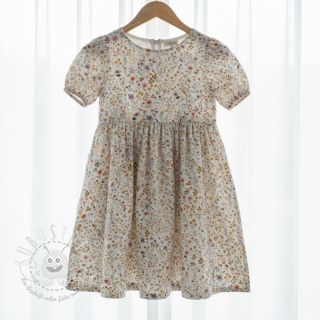 Double gauze/musselin Lovely meadow white