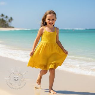 Double gauze/musselin lemon