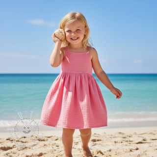 Double gauze/musselin pink ORGANIC