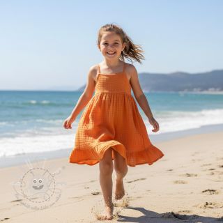 Double gauze/musselin orange