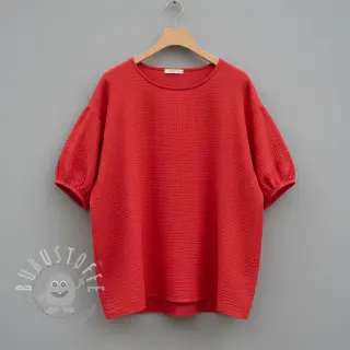 Double gauze/musselin tomato