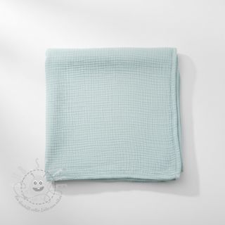 Double gauze/musselin baby blue ORGANIC