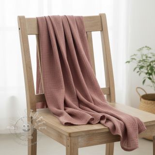 Double gauze/musselin old blush ORGANIC