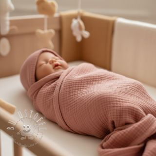 Double gauze/musselin blush ORGANIC