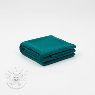 Double gauze/musselin dark cyan