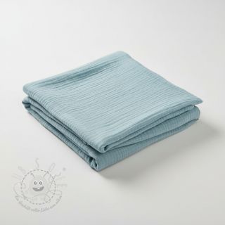 Double gauze/musselin teal