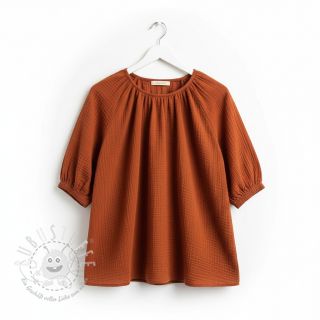 Double gauze/musselin rust