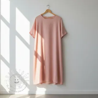 Double gauze/musselin light rose
