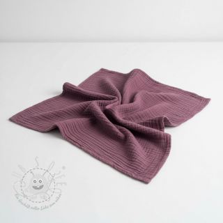 Double gauze/musselin purple