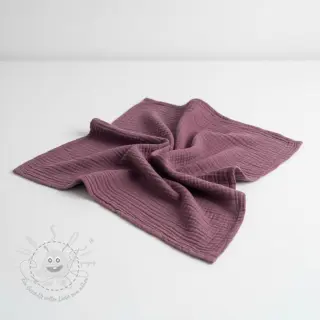 Double gauze/musselin purple