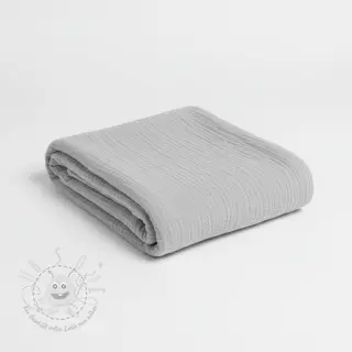Double gauze/musselin light grey