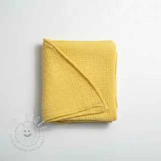 Double gauze/musselin soft yellow