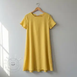 Double gauze/musselin soft yellow
