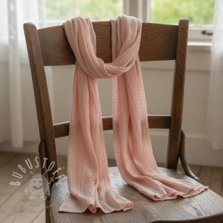 Double gauze/musselin light salmon ORGANIC