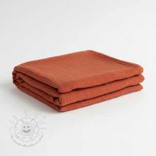 Double gauze/muslin terra ORGANIC