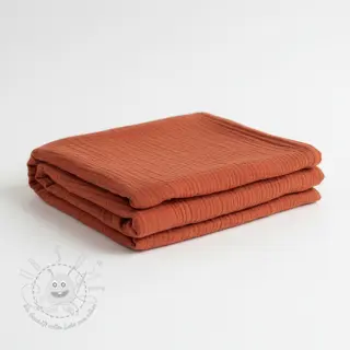 Double gauze/muslin terra ORGANIC