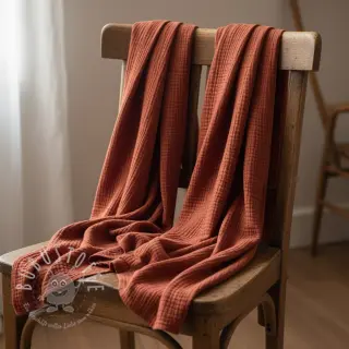 Double gauze/muslin terra ORGANIC