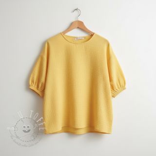 Double gauze/muslin soft yellow ORGANIC