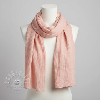 Double gauze/musselin light rose ORGANIC