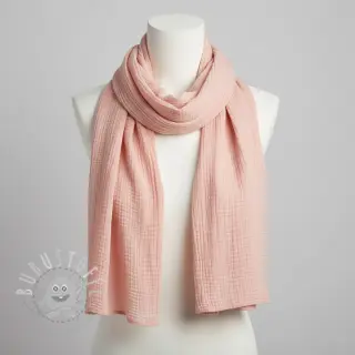 Double gauze/musselin light rose ORGANIC