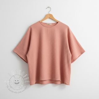 Double gauze/musselin soft rose ORGANIC