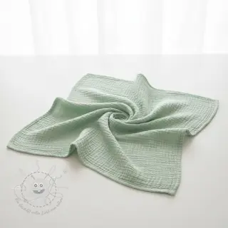 Double gauze/musselin mint ORGANIC