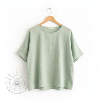 Double gauze/musselin mint ORGANIC