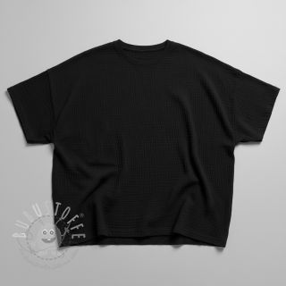 Double gauze/musselin black