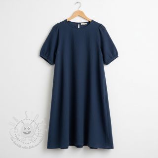 Double gauze/musselin navy