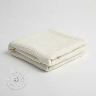 Double gauze/musselin ecru