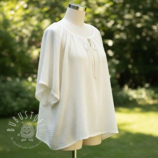 Double gauze/musselin ecru