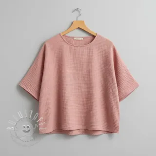 Double gauze/musselin soft rose
