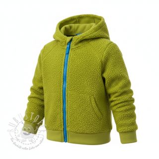 Fleece TEDDY DOUBLE SIDED old lime