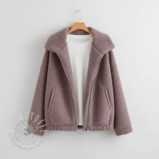 Fleece TEDDY DOUBLE SIDED blush