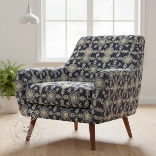 Baumwollstoff JEANS EMBROIDERY Niva design B