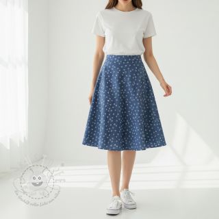 Baumwollstoff JEANS Hearts