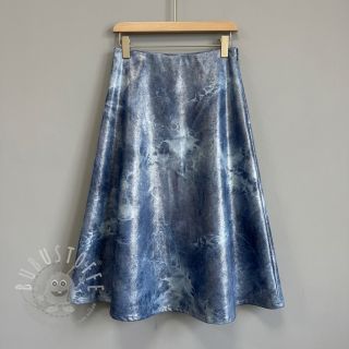 JEANS FOIL TIE DYE blue