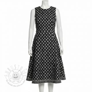 JEANS Check Jacquard BLACK