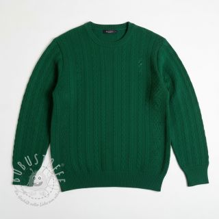 STRICKSTOFF jacquard Cable forest green