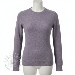 Strickstoff Paris bouclé lilac