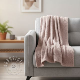 Strickstoff Paris bouclé rose