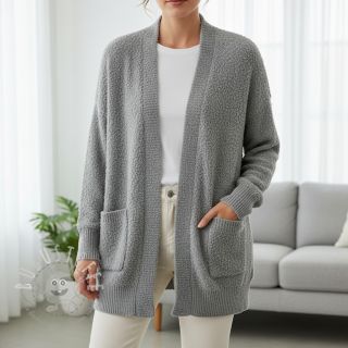 Strickstoff Paris bouclé dusty mint