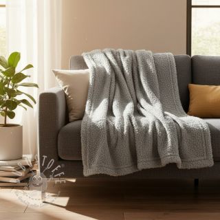 Strickstoff Paris bouclé dusty mint