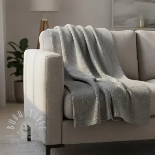 Strickstoff BABY KNIT light grey
