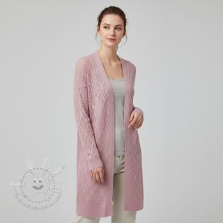 STRICKSTOFF jacquard Diamond light pink