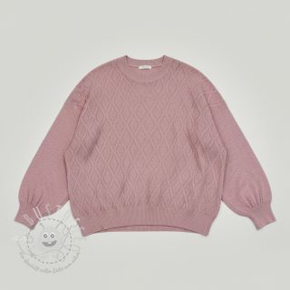 STRICKSTOFF jacquard Diamond light pink