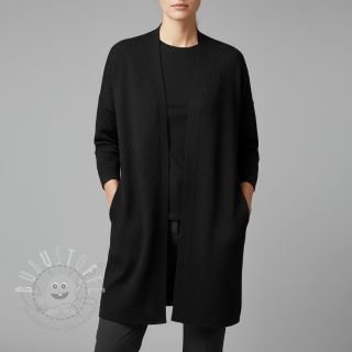 STRICKSTOFF jacquard Diamond black