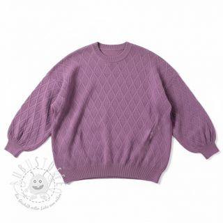 STRICKSTOFF jacquard Diamond lavender